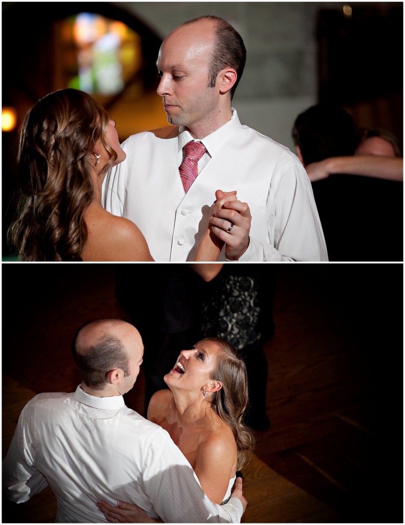 Bride and Groom dance at The Society Room of Hartford wedding