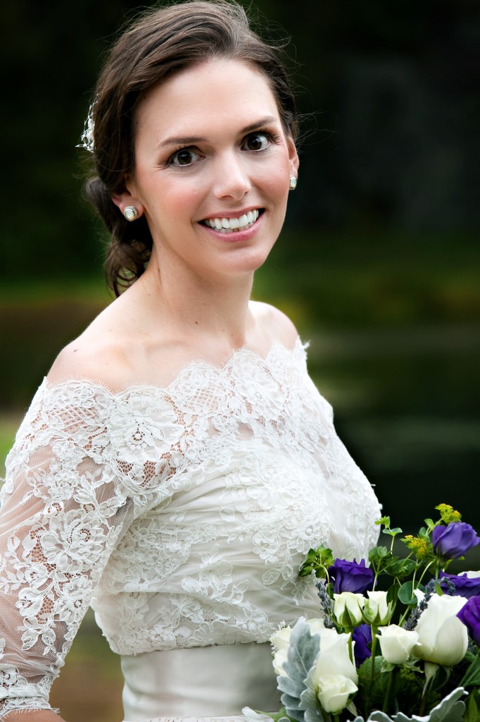 Portrait of the bride by Connecticut Wedding Photographer